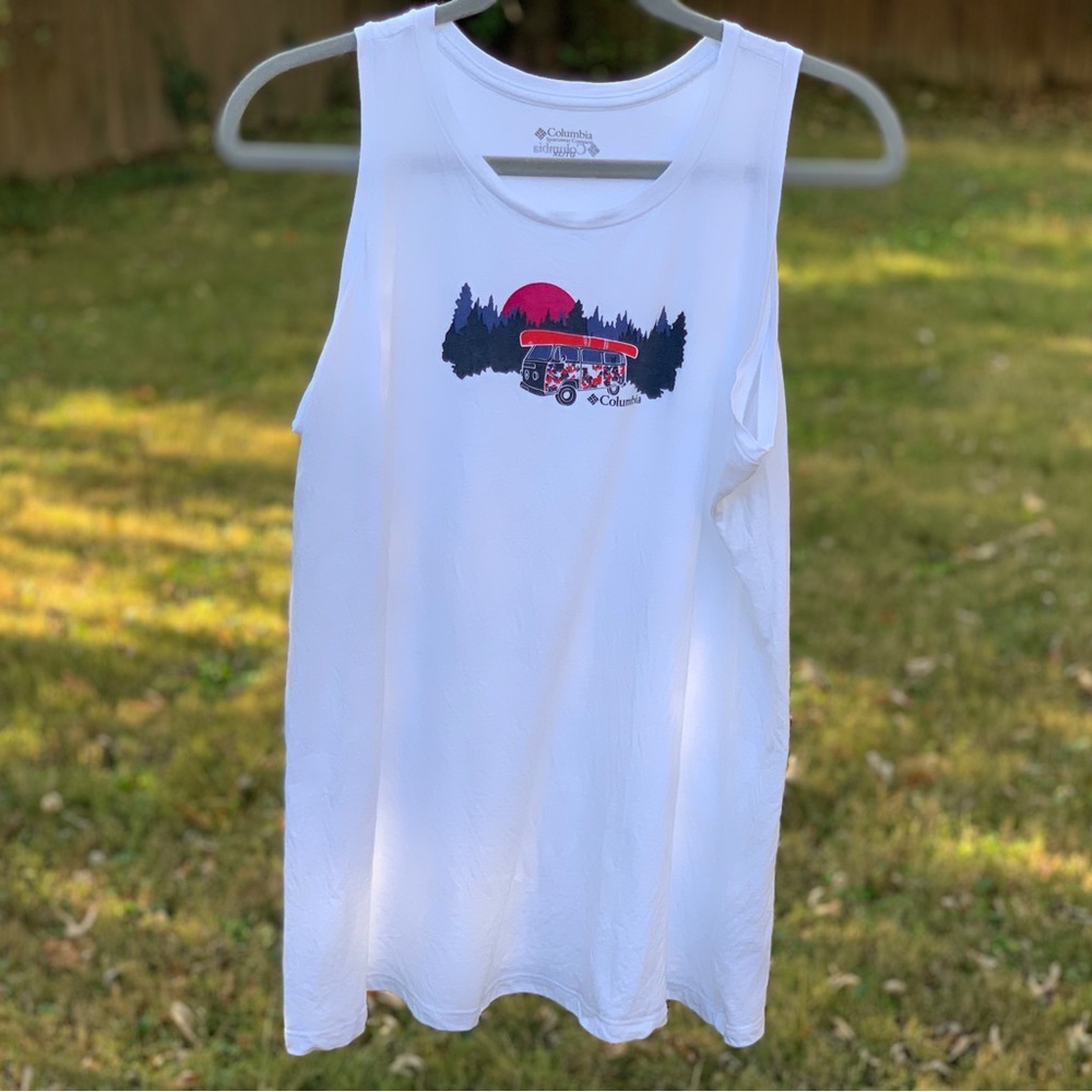 Columbia Sportswear Van Life ๐ Sleeveless Tank in Sunset Bluff Mesa ๐ถ๐ดโโ๏ธ๐ฃ NWOT - Picture 12 of 16
